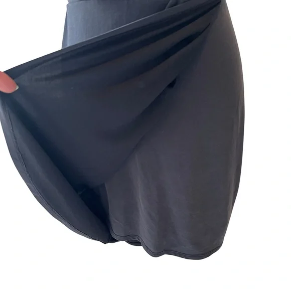 Express Short Sleeve Stretch Above Knee Black Dress Women XS Corp Classic Chic - Picture 10 of 13